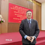 Giáo sư, Tiến sỹ Thành Hán Bình, Viện trưởng điều hành Viện Nghiên cứu Khu vực và Quốc gia, Giám đốc Trung tâm Nghiên cứu Việt Nam tại Đại học Công nghiệp Chiết Giang (Trung Quốc). (Nguồn: TTXVN phát)