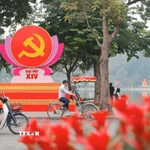 Đại hội XIV của Đảng mở ra một kỷ nguyên phát triển mới. (Ảnh: Minh Quyết/TTXVN)