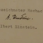 Bức thư của Albert Einstein, được Viện Gnazim ở Tel Aviv - kho lưu trữ văn học Do Thái lớn nhất thế giới - phát hiện vào tháng 11/2025. (Nguồn: TPS-IL)