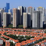 Tầm nhìn đến năm 2050, Thủ đô Hà Nội là thành phố kết nối toàn cầu, có mức sống và chất lượng cuộc sống cao. (Ảnh: Tuấn Anh/TTXVN)