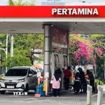 Một trạm xăng ở trung tâm Jakarta, Indonesia. (Ảnh: Đỗ Quyên/TTXVN)