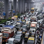 Đường phố ở Mumbai, Ấn Độ. (Nguồn: ANI/TTXVN)