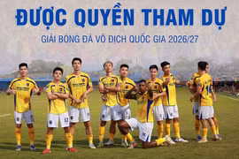 Câu lạc bộ Bắc Ninh vượt qua PVF-CAND trong trận play-off để giành quyền thăng hạng V-League 2026/27. (Ảnh: bacninhfc)