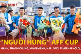 Hà Nội FC chào đón 5 "người hùng" vô địch AFF Cup hội quân cùng câu lạc bộ