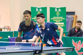 Giải vô địch bóng bàn quốc gia Báo Nhân Dân năm 2026 sẽ diễn ra từ ngày 8/8 đến 16/8 tại Hải Phòng (Ảnh: Việt Anh/Vietnam+)