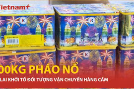 Bắt giữ đối tượng vận chuyển 200kg pháo nổ ngụy trang thành thùng “hạt điều”