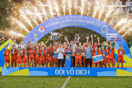 Giải Bóng đá Nữ Vô địch Quốc gia - Cúp Thái Sơn Bắc 2026 sẽ khởi tranh từ ngày 20/6. (Ảnh: TTXVN)