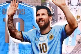 Áo đấu khổng lồ vinh danh "vũ điệu cuối cùng" của Messi với đội tuyển Argentina