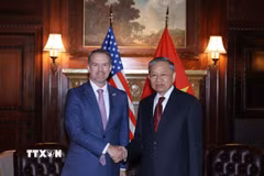 Tổng Bí thư, Chủ tịch nước Tô Lâm tiếp Đại sứ Jamieson Greer, Đại diện Thương mại Hoa Kỳ (USTR). (Ảnh: Thống Nhất/TTXVN)