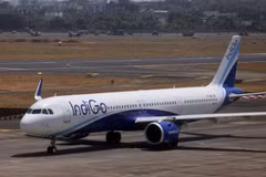 Máy bay của hãng hàng không IndiGo. (Nguồn: Reuters)