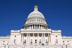 Tòa nhà Quốc hội Mỹ tại Washington, D.C. (Ảnh: THX/TTXVN phát)