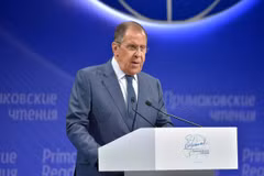 Ngoại trưởng Nga Sergey Lavrov. (Ảnh: THX/TTXVN)