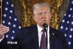 Tổng thống đắc cử Mỹ Donald Trump. (Ảnh: IRNA/TTXVN)