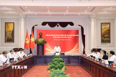 Tổng Bí thư, Chủ tịch nước Tô Lâm phát biểu chỉ đạo. (Ảnh: Thống Nhất/TTXVN)