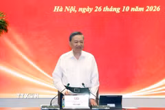 Tổng Bí thư, Chủ tịch nước Tô Lâm phát biểu chỉ đạo. (Ảnh: Thống Nhất/TTXVN)