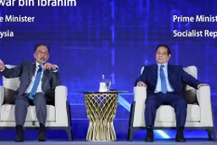 Sáng 28/5, tại Kuala Lumpur, Malaysia, Thủ tướng Phạm Minh Chính dự và phát biểu tại Phiên thảo luận “Lưới thông minh kết nối thông qua hợp tác tự chủ AI” trong khuôn khô Diễn đàn Kinh tế ASEAN - Hội đồng Hợp tác Vùng Vịnh (ASEAN - GCC) năm 2025. (Ảnh: Dương Giang/TTXVN)