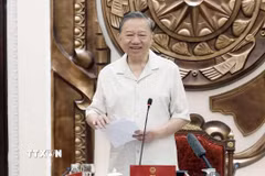 Tổng Bí thư, Chủ tịch nước Tô Lâm phát biểu chỉ đạo. (Ảnh: Thống Nhất/TTXVN)