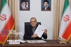 Tổng thống Iran Masoud Pezeshkian . (Ảnh: IRNA/TTXVN)