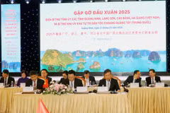 Quang cảnh cuộc gặp mặt. (Ảnh: Văn Đức/TTXVN)