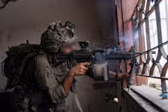 Binh sỹ Israel tại Dải Gaza ngày 19/5/2025. (Ảnh: THX/TTXVN)
