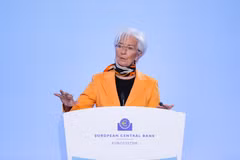 Chủ tịch ECB Christine Lagarde. (Nguồn: THX/TTXVN)