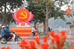 Đại hội XIV của Đảng mở ra một kỷ nguyên phát triển mới. (Ảnh: Minh Quyết/TTXVN)