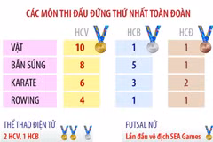 SEA Games 33: Những thành tích ấn tượng của đoàn thể thao Việt Nam