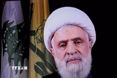 Thủ lĩnh Phong trào Hezbollah Naim Qassem. (Nguồn: THX/TTXVN)