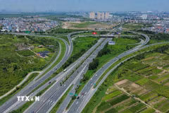 Cao tốc Hà Nội-Hải Phòng. (Ảnh: Phan Phương/TTXVN)