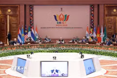 Quang cảnh Hội nghị thượng đỉnh BRICS lần thứ 18 tại New Delhi, Ấn Độ ngày 12/9/2026. (Ảnh: ANI/TTXVN phát)