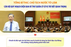 Tổng Bí thư, Chủ tịch nước: Cán bộ quy hoạch diện Ban Bí thư quản lý có vị trí rất quan trọng