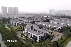 Các dự án chung cư cao cấp trong Khu đô thị Gamuda Gaderns tại Hà Nội do Tập đoàn bất động sản Malaysia – Gamuda Land đầu tư. (Ảnh: Danh Lam/TTXVN)