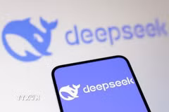 Biểu tượng mô hình trí tuệ nhân tạo Deepseek. (Nguồn: Reuters)