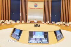 Phiên họp được kết nối trực tuyến đến 114 điểm cầu xã, phường, đặc khu trên địa bàn thành phố. (Ảnh: Minh Huệ/TTXVN)