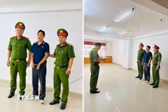 Công an thành phố Cần Thơ khởi tố, bắt tạm giam Lý Tín Phước. (Ảnh: TTXVN phát)