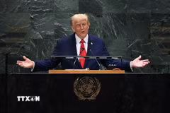 Tổng thống Mỹ Donald Trump. (Nguồn: THX/TTXVN)