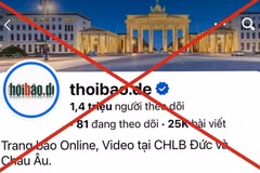 Cảnh báo người dân không tương tác với trang “thoibao.de”