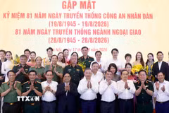 Tổng Bí thư, Chủ tịch nước Tô Lâm và các đại biểu. (Ảnh: Thống Nhất/TTXVN)