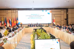 Quang cảnh Hội nghị Ủy ban Hợp tác ASEAN-Nhật Bản về Khoa học, Công nghệ và Đổi mới sáng tạo lần thứ 15 (AJCCST-15). (Ảnh: Văn Phiên/TTXVN)