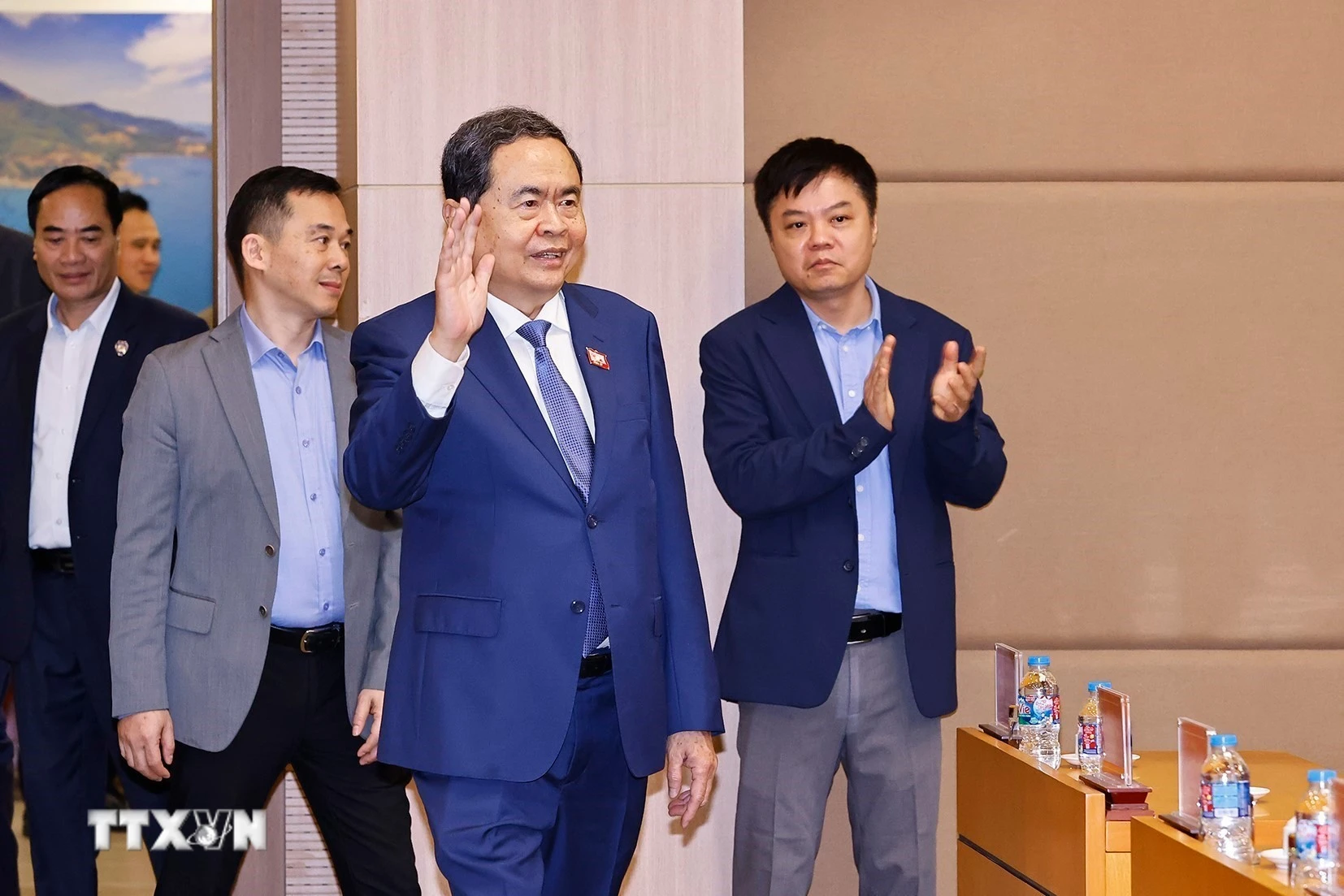 Chủ tịch Quốc hội Trần Thanh Mẫn thăm, chúc Tết Kiểm toán Nhà nước
