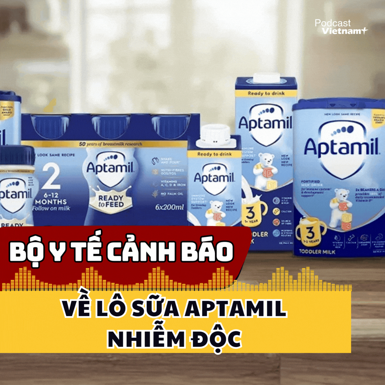 Bộ Y tế cảnh báo khẩn về lô sữa Aptamil nhiễm độc
