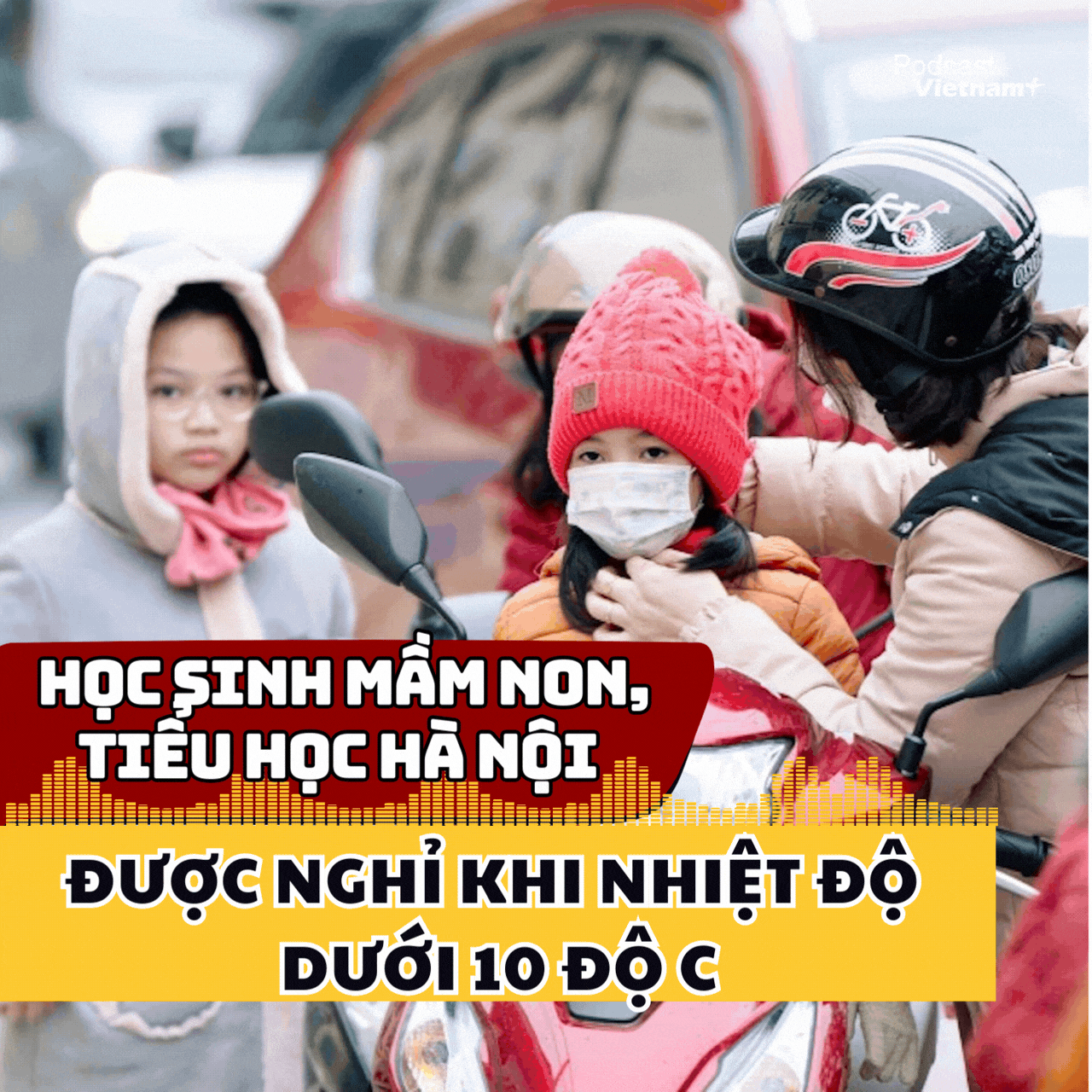 Học sinh mầm non, tiểu học Hà Nội được nghỉ khi nhiệt độ dưới 10 độ C