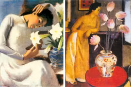 Chiêm ngưỡng tranh 'song sinh' với bức Thiếu nữ bên hoa huệ nổi tiếng