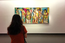 Tranh nuy của họa sỹ Đỗ Sơn: Phụ nữ đẹp khi đầy đặn và thư giãn