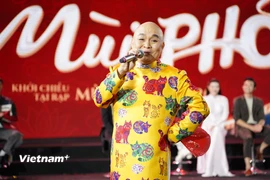 Nghệ sỹ Ưu tú Xuân Hinh "lấn sân" mảng điện ảnh. (Ảnh: Anh Vũ/Vietnam+)