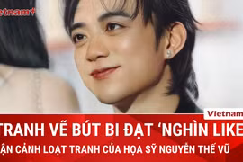 Đằng sau những tranh vẽ bút bi đạt hàng nghìn lượt "like"