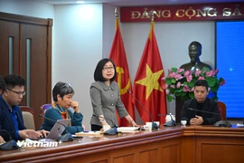 Phó Tổng giám đốc Thông tấn xã Việt Nam khẳng định những "kim chỉ nam" để có thông tin đúng và trúng, đảm bảo định hướng, phục vụ cho sự phát triển của quốc gia. (Ảnh: Minh Anh/Vietnam+)