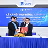 Ngày 10/7/2027, Trung tâm VGS đã ký kết Hợp đồng hợp tác cùng với Công ty Cổ phần The First One, mở đầu cho hành trình phát triển và cũng là tiền đề để Trung tâm tiếp tục mở rộng hợp tác với nhiều đối tác trong nước và quốc tế trong thời gian tới. (Ảnh: PV/Vietnam+)