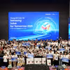 Cuộc thi Samsung Solve for Tomorrow 2025 đã mang lại nhiều cơ hội học tập và phát triển cho các bạn trẻ đam mê khoa học công nghệ. (Ảnh: PV/Vietnam+)