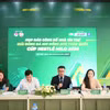 Lễ Họp báo Công bố Nhà tài trợ Giải Bóng đá Nhi đồng (U11) Toàn quốc Cúp Nestlé MILO 2026. (Ảnh: PV/Vietnam+)